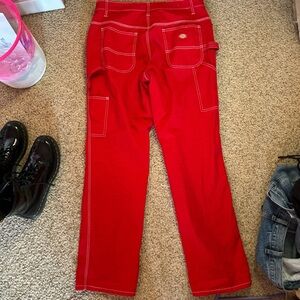 Dickies red pants!! barley worn super cute!